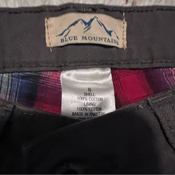 NWT BLUE MOUNTAIN FLANNEL LINED PANTS SIZE 8 - Picture 2 of 5